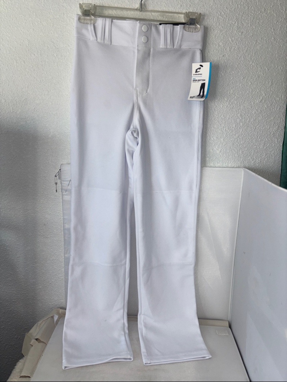 Champro White Baseball Pants - Youth